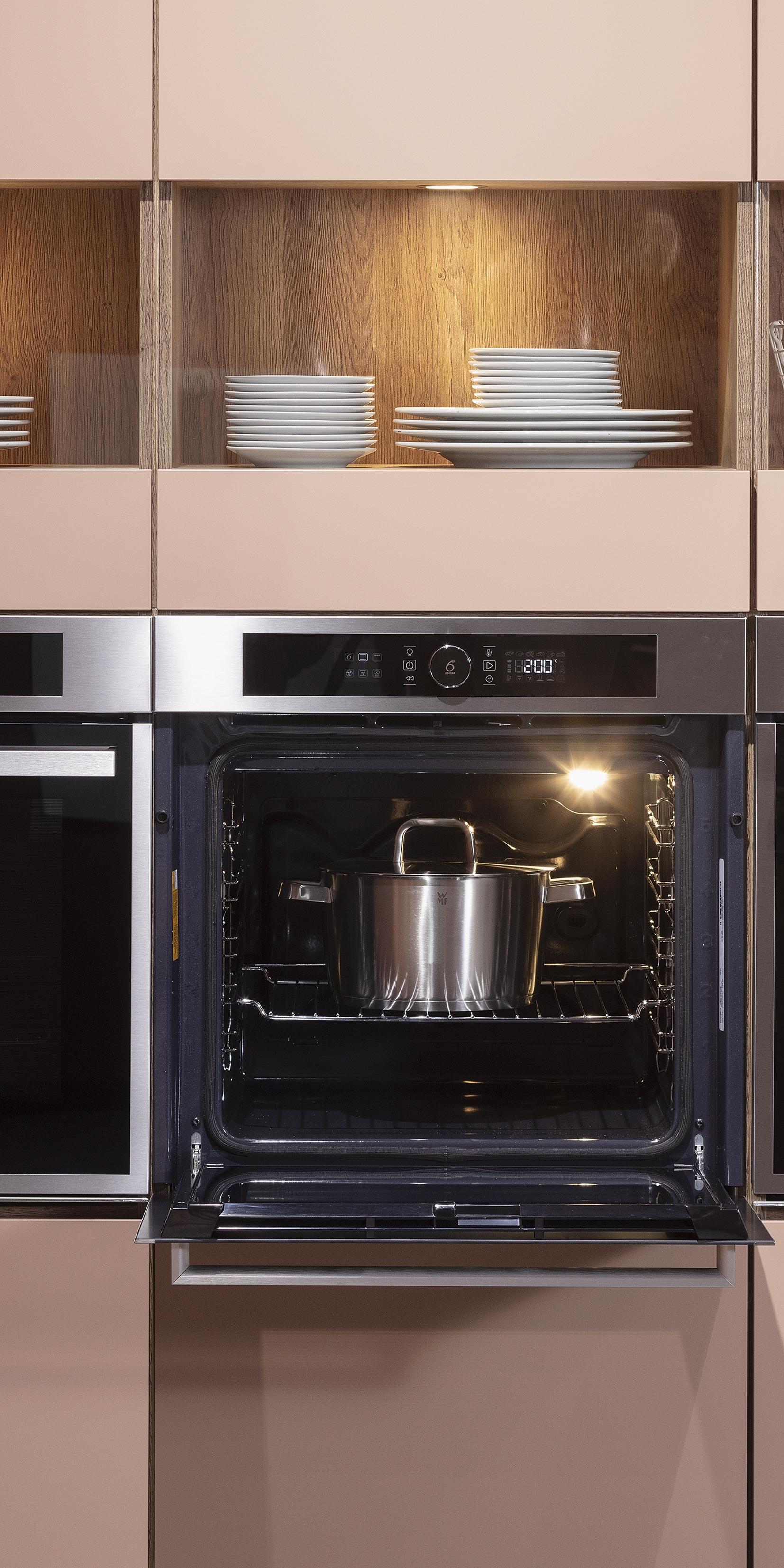 Nobilia Küche „Koralle“ mit Einbaugeräten